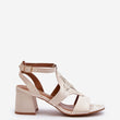 Laden Sie das Bild in den Galerie-Viewer, Sandalen mit Absatz Model 194492 Step in style