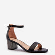 Laden Sie das Bild in den Galerie-Viewer, Sandalen mit Absatz Model 195742 Step in style