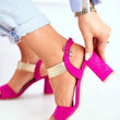 Laden Sie das Bild in den Galerie-Viewer, Sandalen mit Absatz Model 196324 Step in style