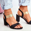 Laden Sie das Bild in den Galerie-Viewer, Sandalen mit Absatz Model 196325 Step in style