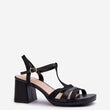 Laden Sie das Bild in den Galerie-Viewer, Sandalen mit Absatz Model 197573 Step in style