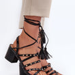 Laden Sie das Bild in den Galerie-Viewer, Sandalen mit Absatz Model 197584 Step in style