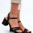 Laden Sie das Bild in den Galerie-Viewer, Sandalen mit Absatz Model 197897 Step in style