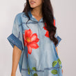 Laden Sie das Bild in den Galerie-Viewer, Kurzarm Hemd Model 198386 Italy Moda
