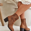 Laden Sie das Bild in den Galerie-Viewer, Stiefeletten mit Absatz Model 199068 Step in style