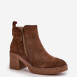 Laden Sie das Bild in den Galerie-Viewer, Stiefeletten mit Absatz Model 199076 Step in style