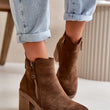 Laden Sie das Bild in den Galerie-Viewer, Stiefeletten mit Absatz Model 199076 Step in style