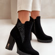 Laden Sie das Bild in den Galerie-Viewer, Stiefeletten mit Absatz Model 199287 Step in style