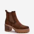 Laden Sie das Bild in den Galerie-Viewer, Stiefeletten mit Absatz Model 199293 Step in style