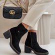 Laden Sie das Bild in den Galerie-Viewer, Stiefeletten mit Absatz Model 199844 Step in style