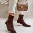 Laden Sie das Bild in den Galerie-Viewer, Stiefeletten mit Absatz Model 199852 Step in style