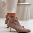 Laden Sie das Bild in den Galerie-Viewer, Stiefeletten mit Absatz Model 199853 Step in style