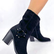 Laden Sie das Bild in den Galerie-Viewer, Stiefeletten mit Absatz Model 200625 Inello