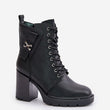 Laden Sie das Bild in den Galerie-Viewer, Stiefeletten mit Absatz Model 201004 Step in style