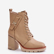 Laden Sie das Bild in den Galerie-Viewer, Stiefeletten mit Absatz Model 201005 Step in style
