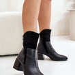Laden Sie das Bild in den Galerie-Viewer, Stiefeletten mit Absatz Model 201006 Step in style