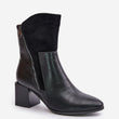 Laden Sie das Bild in den Galerie-Viewer, Stiefeletten mit Absatz Model 201006 Step in style