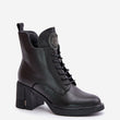 Laden Sie das Bild in den Galerie-Viewer, Stiefeletten mit Absatz Model 201009 Step in style