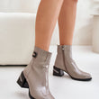 Laden Sie das Bild in den Galerie-Viewer, Stiefeletten mit Absatz Model 201017 Step in style