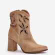 Laden Sie das Bild in den Galerie-Viewer, Stiefeletten mit Absatz Model 201150 Step in style