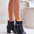 Laden Sie das Bild in den Galerie-Viewer, Stiefeletten mit Absatz Model 201162 Step in style