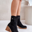 Laden Sie das Bild in den Galerie-Viewer, Stiefeletten mit Absatz Model 201167 Step in style