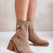 Laden Sie das Bild in den Galerie-Viewer, Stiefeletten mit Absatz Model 201168 Step in style