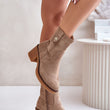 Laden Sie das Bild in den Galerie-Viewer, Stiefeletten mit Absatz Model 201168 Step in style