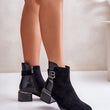 Laden Sie das Bild in den Galerie-Viewer, Stiefeletten mit Absatz Model 201226 Step in style
