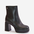 Laden Sie das Bild in den Galerie-Viewer, Stiefeletten mit Absatz Model 201535 Step in style