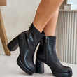 Laden Sie das Bild in den Galerie-Viewer, Stiefeletten mit Absatz Model 201535 Step in style