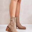 Laden Sie das Bild in den Galerie-Viewer, Stiefeletten mit Absatz Model 201540 Step in style