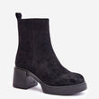 Laden Sie das Bild in den Galerie-Viewer, Stiefeletten mit Absatz Model 201541 Step in style