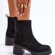 Laden Sie das Bild in den Galerie-Viewer, Stiefeletten mit Absatz Model 201541 Step in style