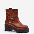 Laden Sie das Bild in den Galerie-Viewer, Stiefeletten mit Absatz Model 201543 Step in style