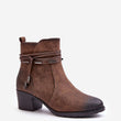 Laden Sie das Bild in den Galerie-Viewer, Stiefeletten mit Absatz Model 201545 Step in style