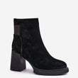 Laden Sie das Bild in den Galerie-Viewer, Stiefeletten mit Absatz Model 201684 Step in style