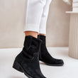 Laden Sie das Bild in den Galerie-Viewer, Stiefeletten mit Absatz Model 201694 Step in style