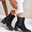 Laden Sie das Bild in den Galerie-Viewer, Stiefeletten mit Absatz Model 201695 Step in style