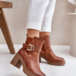Laden Sie das Bild in den Galerie-Viewer, Stiefeletten mit Absatz Model 201701 Step in style