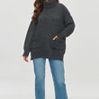 Laden Sie das Bild in den Galerie-Viewer, Rollkragenpullover Model 201796 Makadamia