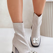 Laden Sie das Bild in den Galerie-Viewer, Stiefeletten mit Absatz Model 202049 Step in style