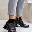Laden Sie das Bild in den Galerie-Viewer, Stiefeletten mit Absatz Model 202811 Step in style