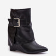 Laden Sie das Bild in den Galerie-Viewer, Plateau-Stiefeletten Model 203528 Step in style