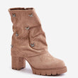 Laden Sie das Bild in den Galerie-Viewer, Stiefeletten mit Absatz Model 203531 Step in style