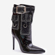 Laden Sie das Bild in den Galerie-Viewer, Stiefeletten mit Absatz Model 203532 Step in style