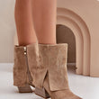 Laden Sie das Bild in den Galerie-Viewer, Stiefeletten mit Absatz Model 203869 Step in style