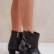 Laden Sie das Bild in den Galerie-Viewer, Stiefeletten mit Absatz Model 203874 Step in style