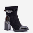 Laden Sie das Bild in den Galerie-Viewer, Stiefeletten mit Absatz Model 203876 Step in style