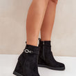 Laden Sie das Bild in den Galerie-Viewer, Plateau-Stiefeletten Model 204672 Step in style